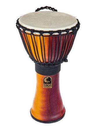 TOCA DJEMBE 10'' FREESTYLE FIESTA RED SFDJ-10F