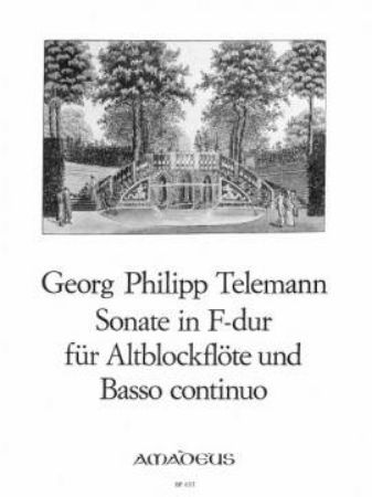 TELEMANN:SONATE  F-DUR FUR ALTBLOCKFLOTE UND BASSO CON.