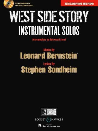 BERNSTEIN/SONDHEIM:WEST SIDE STORY ALTO SAXOPHONE AND PIANO +CD