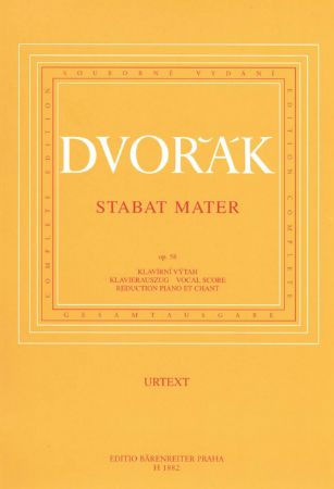 DVORAK:STABAT MATER OP.58  VOCAL SCORE