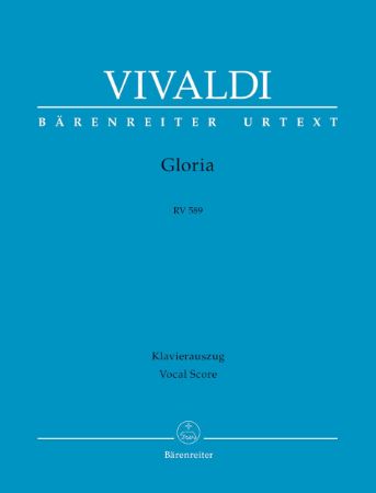 VIVALDI:GLORIA RV 589 VOCAL SCORE