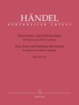 HANDEL:NINE AMEN AND HALLELUJA MOVMENTS HWV 269-277 FOR SOPRANO AND BASSO CON.