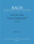 BACH J.S.:KOMM,JESU,KOMM BWV 229 CHORAL SCORE