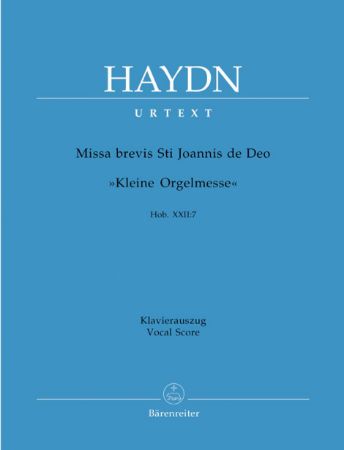 HAYDN:MISSA BREVIS ST.JOANNIS DE DEO LITTLE ORGAN MASS VOCAL SCORE