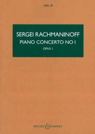 RACHMANINOFF:PIANO CONCERTO NO.1 STUDY SCORE