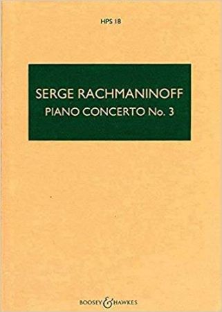 RACHMANINOFF:PIANO CONCERTO NO.3 STUDY SCORE