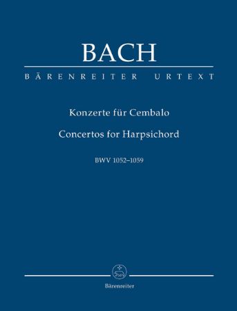 BACH J.S.:CONCERTOS FOR HARPSICHORD BWV 1052-1059 STUDY SCORE