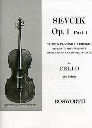 ŠEVČIK:STUDIES CELLO OP.1/1