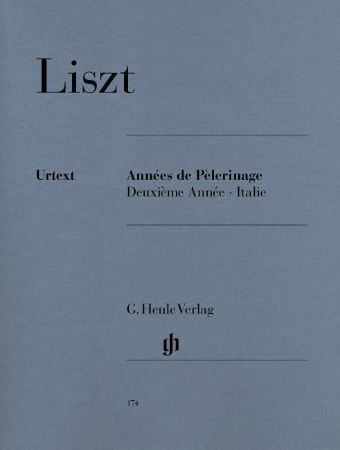 LISZT:ANNES DE PELERINAGE DEUXIEME ANNE