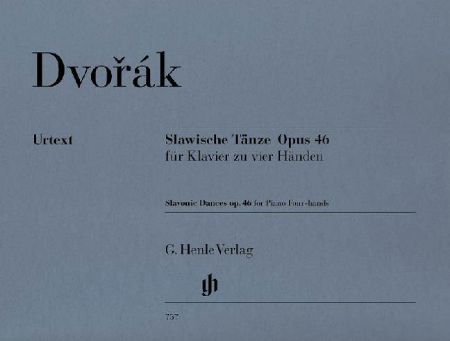 DVORAK:SLAVONIC DANCES OP.46 FOR PIANO 4 HANDS