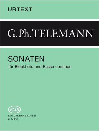 TELEMANN:SONATEN BLOCKFLOTE UND BASSO CON.