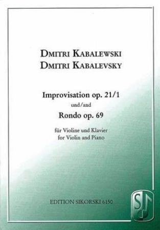 KABALEWSKY:IMPROVISATION OP.69 RONDO OP.69 VIOLINE AND PIANO