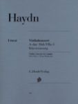 HAYDN:VIOLIN CONCERTO A-DUR HOB VIIa:3 VIOLIN AND PIANO