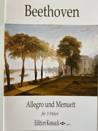 BEETHOVEN:ALLEGRO UND MENUETT FUR 2 FLOTEN