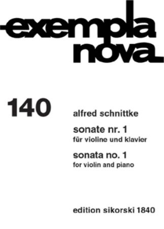 SCHNITTKE:SONATA NO.1 ,VIOLINE AND PIANO