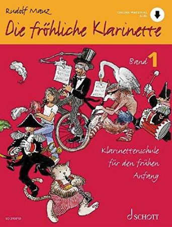 MAUZ:DIE FROHLICHE KLARINETTE BAND 1 +AUDIO ONLINE