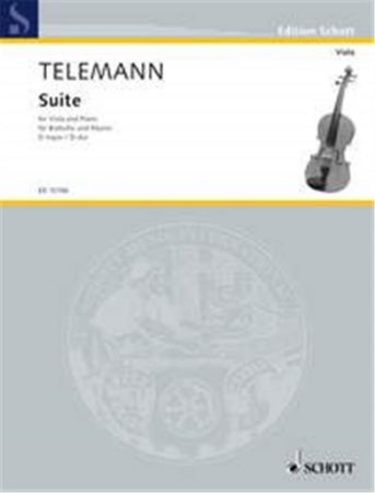 TELEMANN:SUITE D-DUR VIOLA AND PIANO