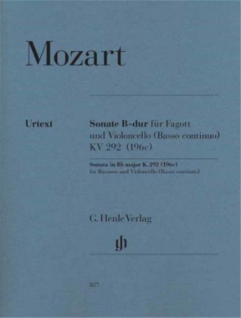 MOZART:SONATA FOR BASSOON AND PIANO KV292