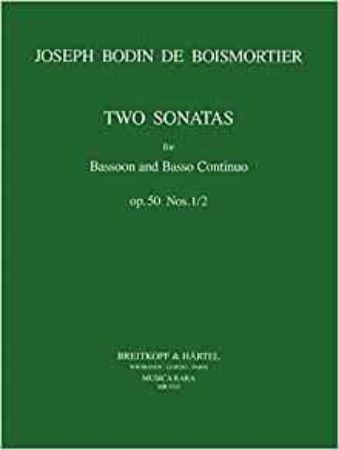BOISMORTIER:TWO SANATAS OP.50 NO.1/2 BASSOON AND PIANO