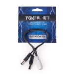 RockBoard Power Ace Current Doubler Y Cable, 2 x 2.1 x 5.5 mm barrel plug (paral