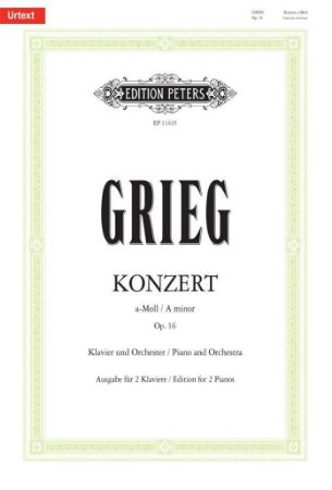 GRIEG:PIANO CONCERTO A-MOLL OP.16 EDITION FOR 2 PIANOS