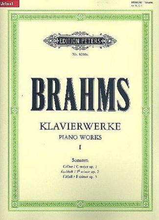 BRAHMS:PIANO WORKS VOL.1 SONATEN C-DUR OP.1 & FIS-MOLL OP.5