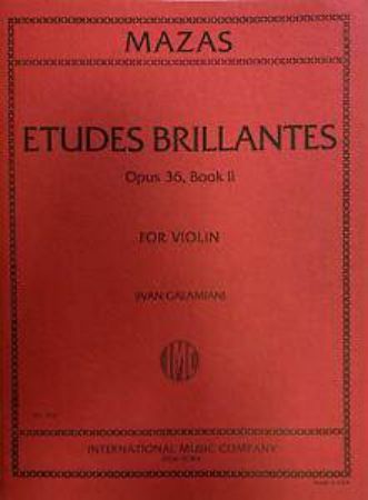 MAZAS/GALAMIAN:ETUDES BRILLANTES OP.36/2