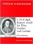 BACH C.PH.E.:KONZERT D-MOLL FUR FLOTE,STRICHER UND CEMBALO