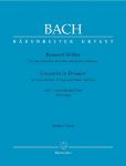 BACH J.S.:CONCERTO IN D MAJOR BWV 1064  SCORE