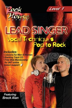 THE ROCK HOUSE METHOD LEAD SINGER VOCAL TECHNIQUES POP TO ROCK DVD