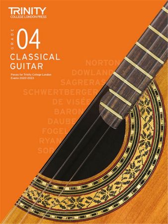 TRINITY COLLEGE GUITAR EXAM PIECES 2020-2023 GRADE 4