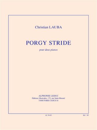 LAUBA:PORGY STRIDE POUR DEUX PIANOS