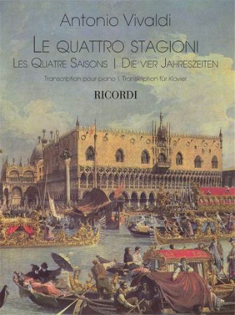 VIVALDI:LE QUATTRO STAGIONI POUR PIANO