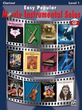 EASY POULAR MOVIE INSTRUMENTAL SOLOS 1 CLARINET +CD