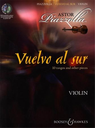 PIAZZOLLA:VUELVO AL SUR VIOLIN+CD