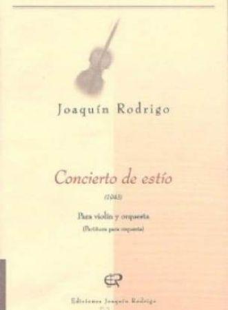 RODRIGO:CONCIERTO DE ESTIO VIOLIN AND PIANO