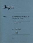 REGER:KLARINETTENSONATE OP.107 VERSION FOR VIOLIN AND PAINO