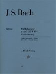 BACH J:VIOLINKONZERT/VIOLIN CONCERTO  A-MOLL BWV 1041 VIOLIN AND PIANO