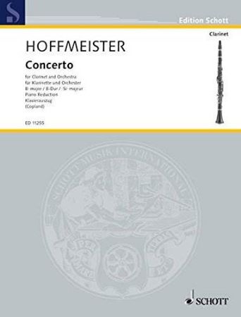 HOFFMEISTER:CONCERTO FOR CLARINET AND PAINO B-DUR
