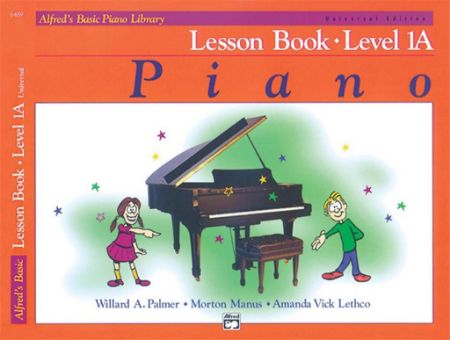 ALFRED'S BASIC PIANO LIBRARY LESSON 1A PIANO +CD