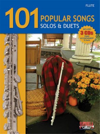 101 POPULAR SONGS SOLOS & DUETS FLUTE +3CD