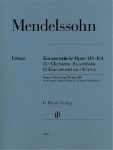 MENDELSSOHN:CONCERT PIECESop.113-114 FOR clarinet,bassethorn(2clarinets)