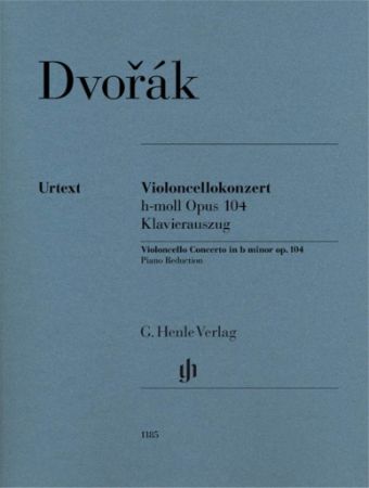 DVORAK:VIOLONCELLO CONCERTO H-MOLL OP.104 CELLO AND PIANO