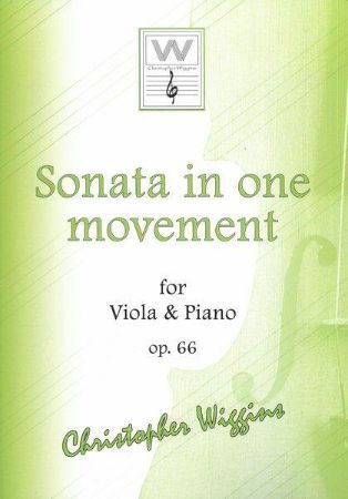 WIGGINS:SONATA IN ONE MOVEMENT OP.66 FOR VIOLA & PIANO