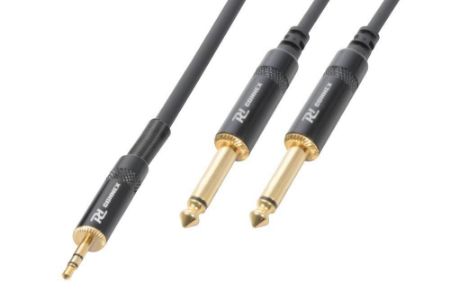 Pd CONNEX KABEL CX86-6 Cable 3.5 Stereo-2x6.3 Mono 6m HQ