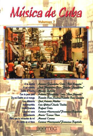 MUSICA DE CUBA VOL.7 PIANO/VOCAL/GUITAR CHORDS