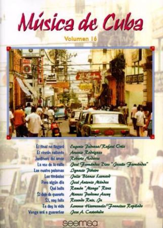 MUSICA DE CUBA VOL.16  PIANO/VOCAL/GUITAR CHORDS