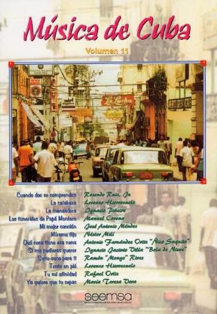 MUSICA DE CUBA VOL.11  PIANO/VOCAL/GUITAR CHORDS