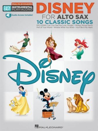 DISNEY FOR ALTO SAX EASY PLAY ALONG +AUDIO ACCESS