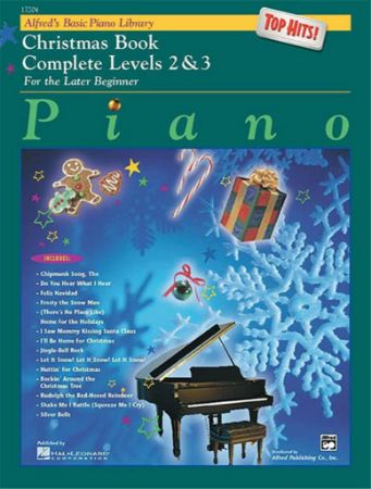 ALFRED'S BASIC PIANO LIBRARY CHRISTMAS BOOK COMPLETE  LEVEL 2 & 3 LATER BEGINNER